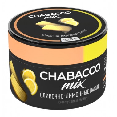 Chabacco MIX Creamy Lemon Waffles Medium 50 гр