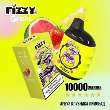 FIZZY Арбуз клубника лимонад 10000 затяжек