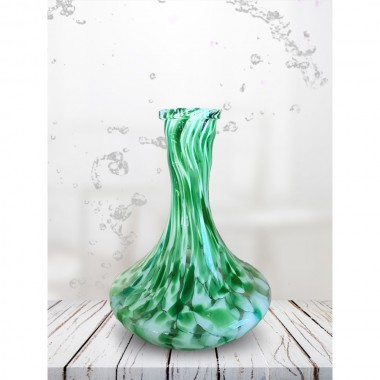Колба Vessel Glass Крафт Бело-зелёная крошка
